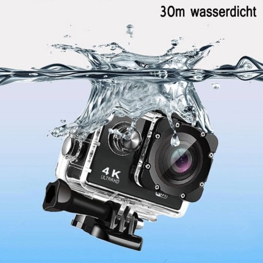 Kinsi D800 Cámara Deportiva 4K Wifi Negra