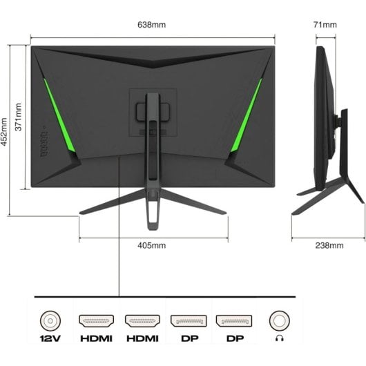 JAPANNEXT JN-280IPS144UHDR 28" LED IPS UltraHD 4K 144Hz FreeSync