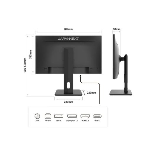 JAPANNEXT JN-27IPS4FLWQHDR-HSP 27" LED IPS QHD FreeSync