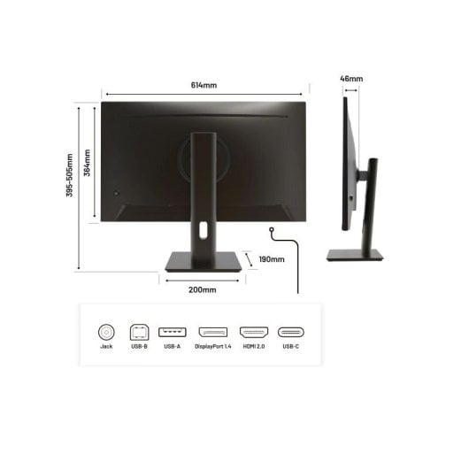 JAPANNEXT JN-IPS27FHDR-C65W-HSP 27" LED IPS FullHD 100Hz FreeSync USB-C