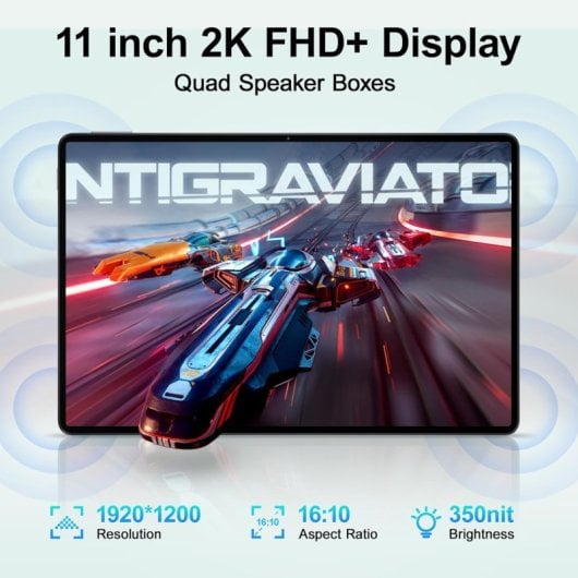 Oukitel OT8 11" IPS 2K FHD+ 6GB/256GB 4G Cinzento