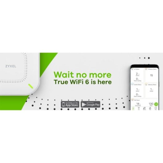 Zyxel NWA110AX Ponto de Acesso WiFi 6 Dual Band AX1200 MU-MIMO PoE