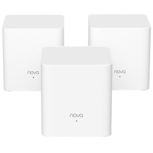 Tenda MX3 Pack Triple Punto de Acceso WiFi 6 Mesh Doble Banda AX1500 MU-MIMO