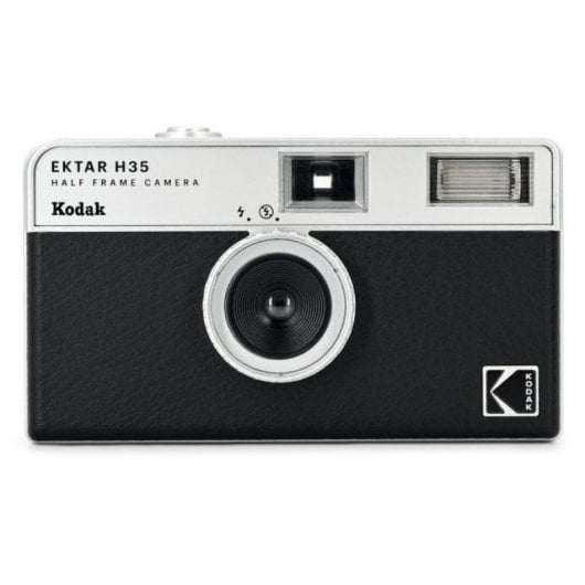 Kodak RK0110 Kit Kodak EKTAR H35 Appareil photo à film noir + Film demi-cadre 35 mm