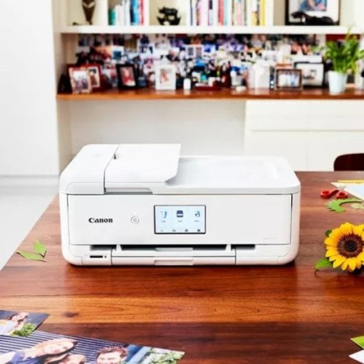 Canon PIXMA TS9551Ca Impresora Multifunción Fotográfica Color A3 WiFi Dúplex Blanca