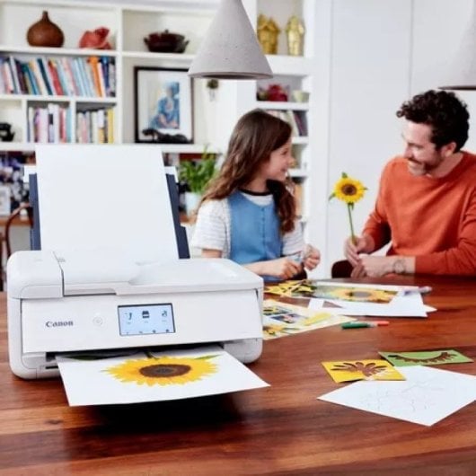 Canon PIXMA TS9551Ca Impresora Multifunción Fotográfica Color A3 WiFi Dúplex Blanca