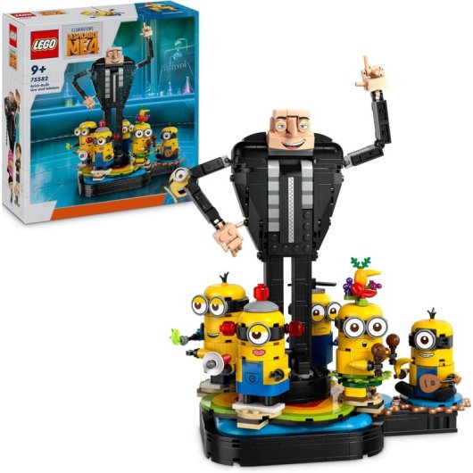 Lego GRU 4: Ich – Einfach Unverbesserlich Modell von GRU und den Minions