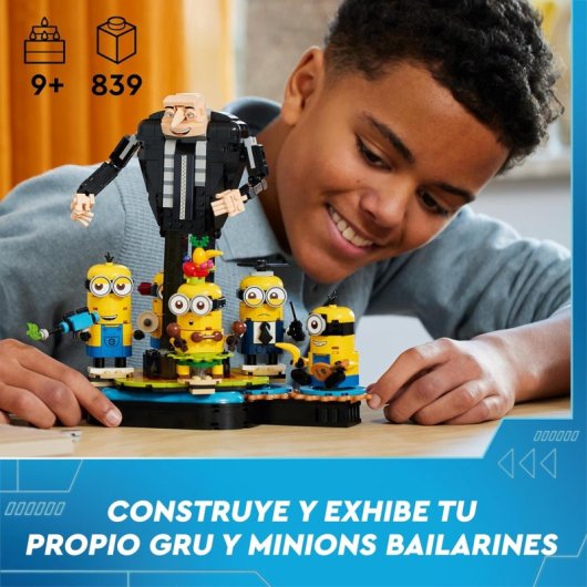 Lego GRU 4: Ich – Einfach Unverbesserlich Modell von GRU und den Minions