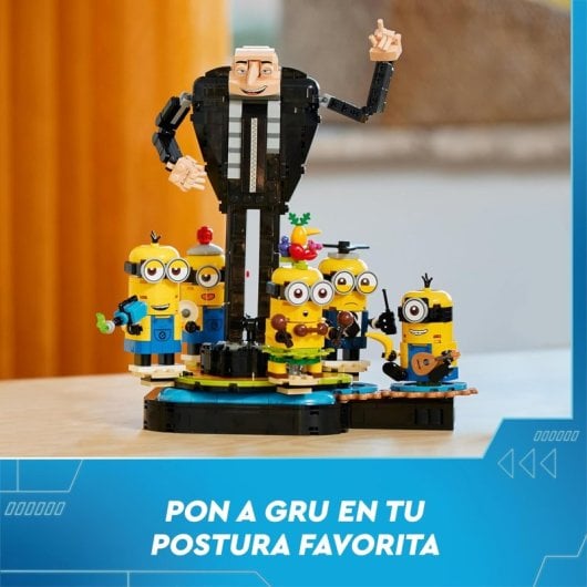 Lego GRU 4: Ich – Einfach Unverbesserlich Modell von GRU und den Minions