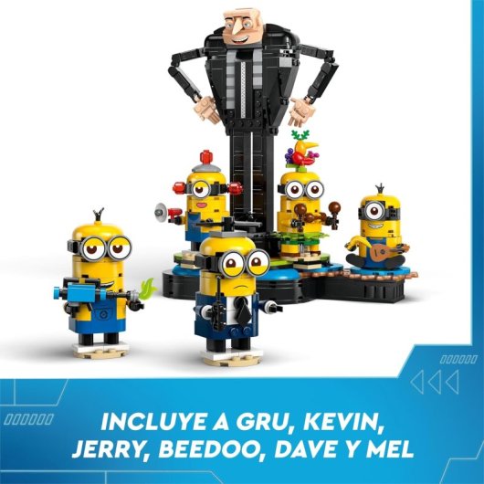 Lego GRU 4: Ich – Einfach Unverbesserlich Modell von GRU und den Minions