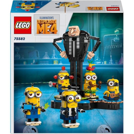 Lego GRU 4: Ich – Einfach Unverbesserlich Modell von GRU und den Minions