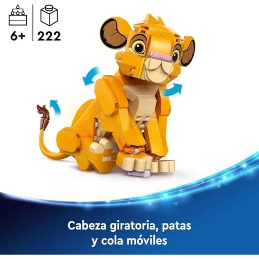 LEGO Disney O Rei Leão Simba Cachorro 222 peças