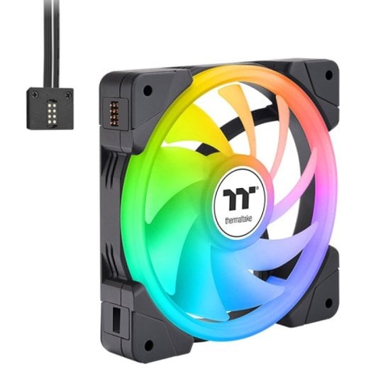 Thermaltake SWAFAN EX14 ARGB Pack Triple Ventilador Suplementario 140mm Negro