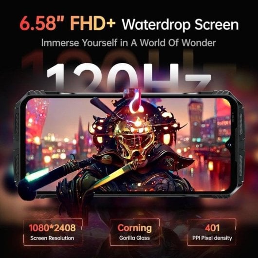 Doogee S118 4G 8GB 512GB 6.58" Rosso