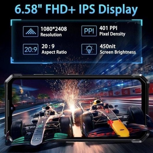 Fossibot F106 Pro 4G 8GB 256GB 6.58" Preto