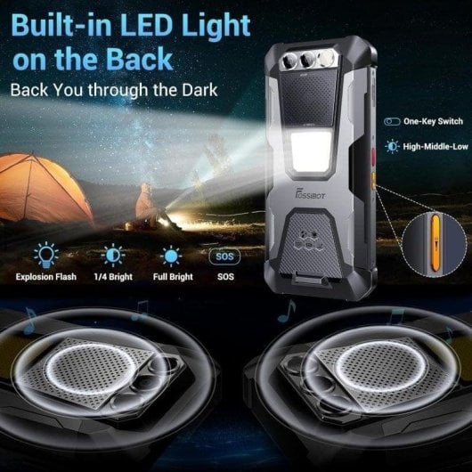 Fossibot F106 Pro 4G 8GB 256GB 6.58" Preto