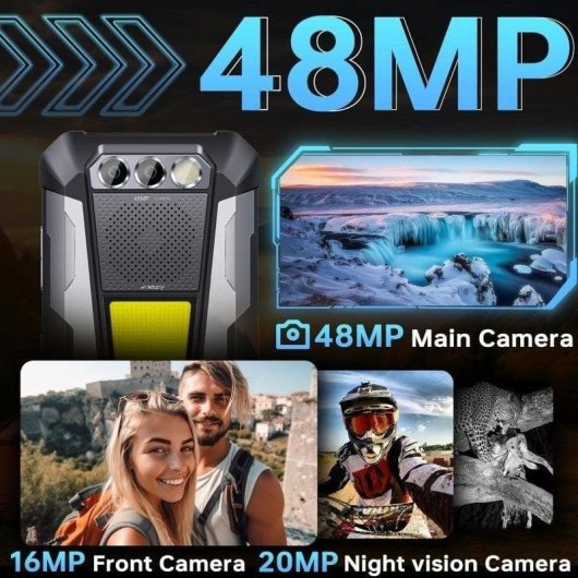 Fossibot F106 Pro 4G 8GB 256GB 6.58" Preto