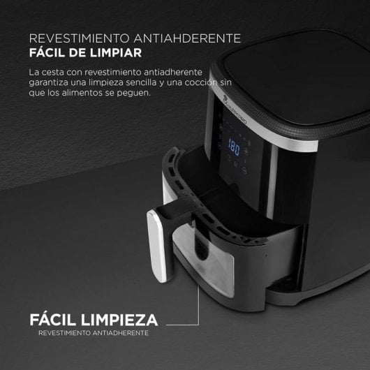 Masterpro Rocket 420 Freidora de Aire con Ventana 4.2L 1300W Negra