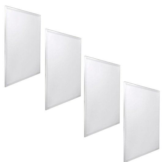 Jandei 4X Panel LED 60x60cm 48W Retroiluminado Blanco Cálido 3000k 4200Lm