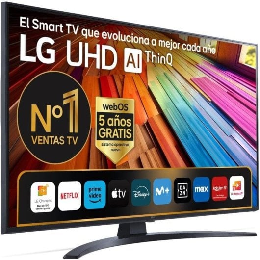 TV LG LED 43UT81006LA 43" 4K UltraHD 60Hz Smart TV WebOS HDR10 Pro AI Sound