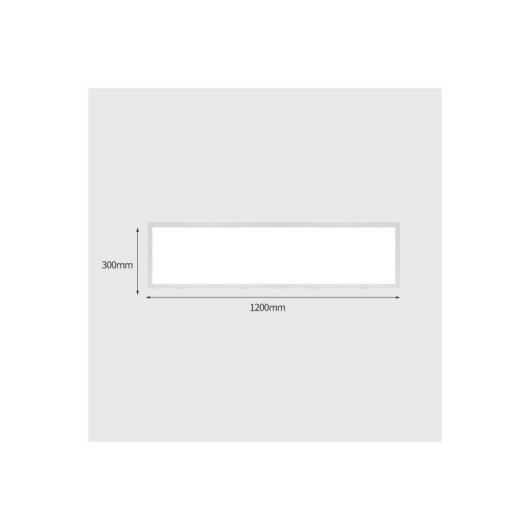 Panel LED de superficie Jandei 120x30cm 60W 6000K 5000Lm blanco frío