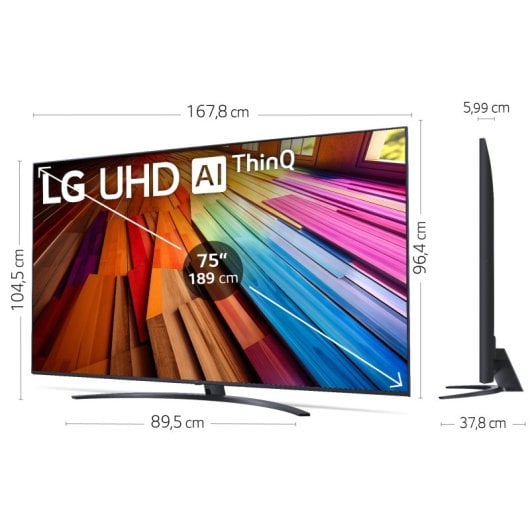 LG 75UT81006LA 75" LED UltraHD 4K HDR10 WebOS