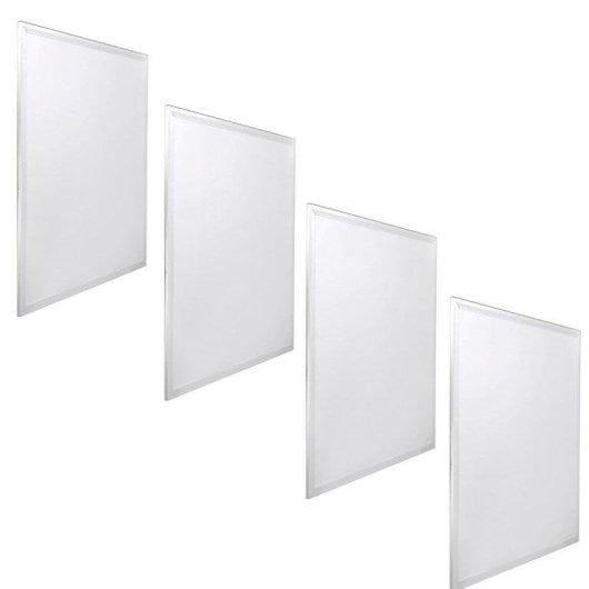 Painel LED Jandei 60x60cm 48W 4200K 3900Lm Pack 4 Retroiluminado