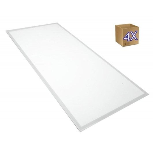Pannello LED Jandei 60x120cm 100W 6000K 10000Lm Pack X4 Retroilluminato