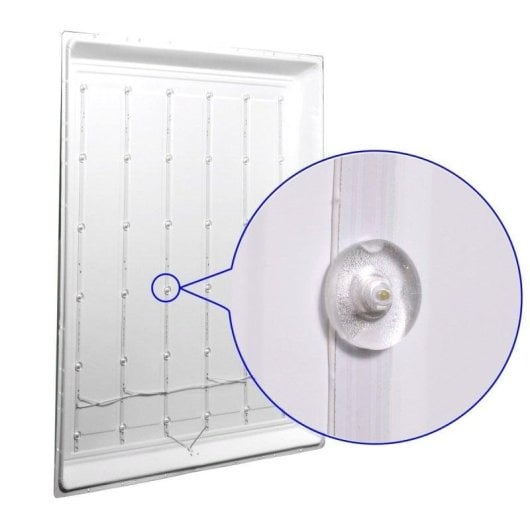 Painel LED Jandei 60x60cm 48W 6000K 3900Lm Pack 4 Retroiluminado