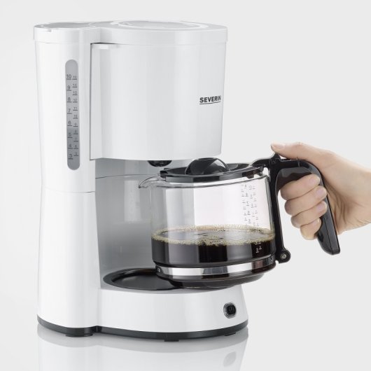 Severin Ka 4816 Cafetera de Goteo Jarra de Cristal 1L 1000 W Blanco