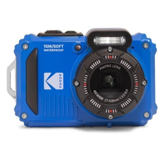 Cámara Subacuática Kodak PIXPRO WPZ2 16MP WiFi Azul + Tarjeta SD 16GB