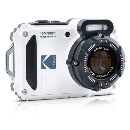 Fotocamera Kodak Pack PIXPRO WPZ2 16MP WiFi Impermeabile 15m Bianca