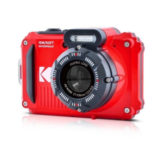Digitalkamera Kodak PIXPRO WPZ2 16MP WiFi Wasserdicht 15m Rot