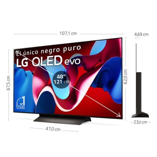 LG OLED48C46LA 48" OLED evo AI UltraHD 4K HDR10
