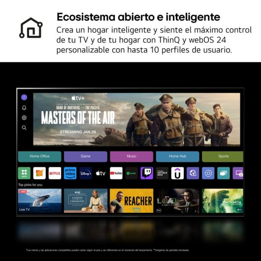 LG OLED55C46LA 55" OLED evo AI UltraHD 4K HDR10