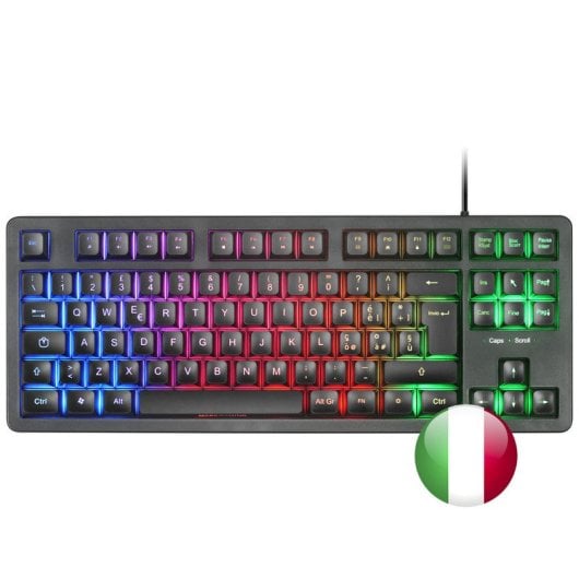 Mars Gaming MCP-RGB3ES Combo Gaming FRGB Tastiera + Mouse + Cuffie + Nero opaco italiano