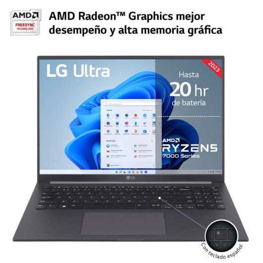 LG Ultra 16U70R-G.AA79B AMD Ryzen 7 7730U/16GB/1TB SSD/16"