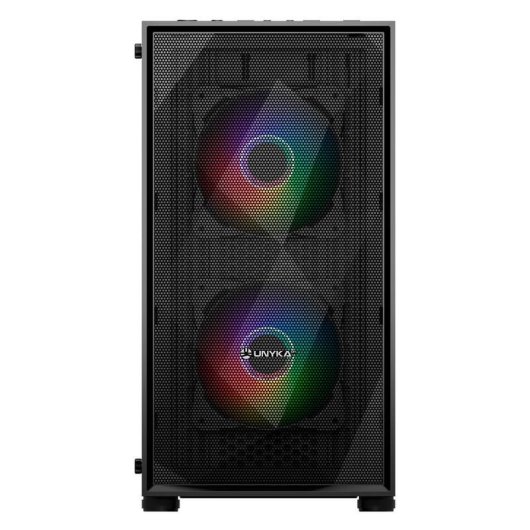 Boitier PC UNYKAch Mir B200 VerreTempered USB 3.2 Noir