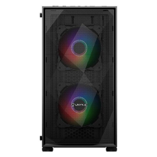 Boitier PC UNYKAch Mir B200 VerreTempered USB 3.2 Noir