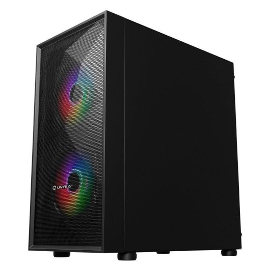 Boitier PC UNYKAch Mir B200 VerreTempered USB 3.2 Noir