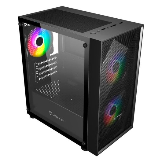 Boitier PC UNYKAch Mir B200 VerreTempered USB 3.2 Noir