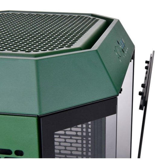 Thermaltake The Tower 300 Racing Green Micro Tower MATX Cristal Templado USB-C Verde
