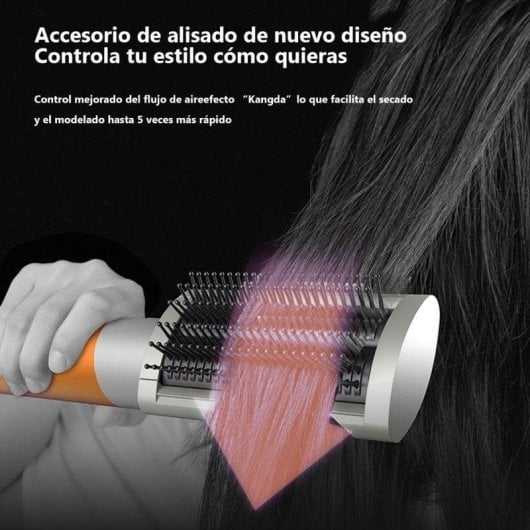 Modelador Multifuncional Klack Coanda 6 em 1 Tecnologia Coanda Múltiplos Acessórios Cabelo Sem Frizz