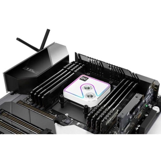 Refrigeração Líquida Alphacool CORE 1 Aurora Branco com ARGB