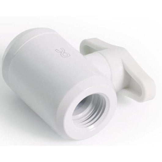 Alphacool Eiszapfen 2-Way Ball Valve Válvula de Bola G1/4 Blanca