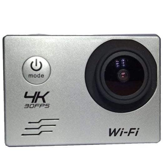 Kinsi H10-1 Cámara Deportiva 4K Wifi Mini Videocámara Plata