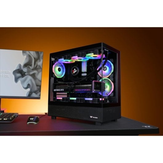 Thermaltake View 270 TG ARGB Mid Tower Vidro Temperado USB-C Preta