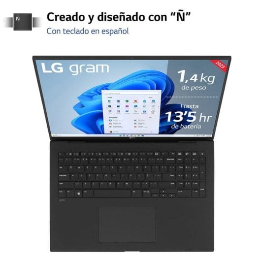 LG gram 17Z90R-E.AD78B Intel Evo Core i7-1360P/32GB/1TB SSD/RTX 3050/17"