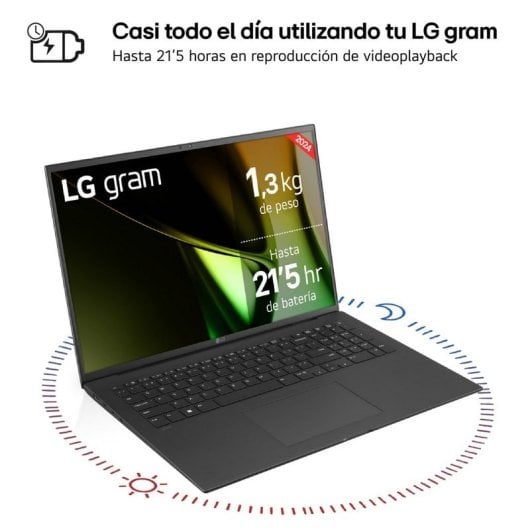 LG gram 17Z90S-G.AD7BB Intel Evo Core Ultra 7 155H/32GB/2TB SSD/17"