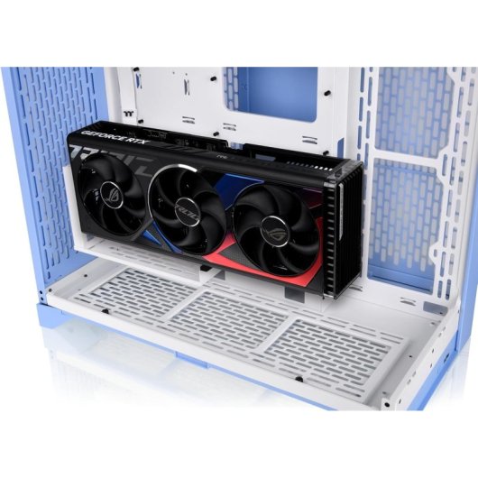 Boîtier Thermaltake Cte E600 Mx Hydrangea Blue Argb Atx 2xUSB 3.0 sans source bleue